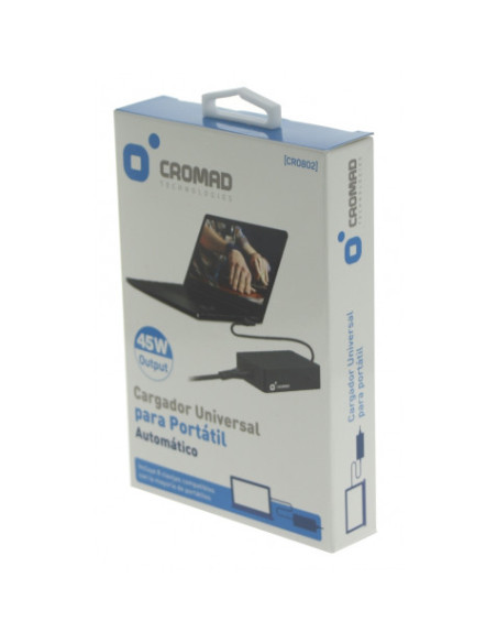 CARGADOR UNIVERSAL AUTOMÁTICO 45W CROMAD