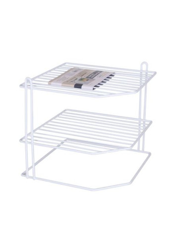 ESTANTE ORGANIZADOR ESQUINERO COCINA BLANCO