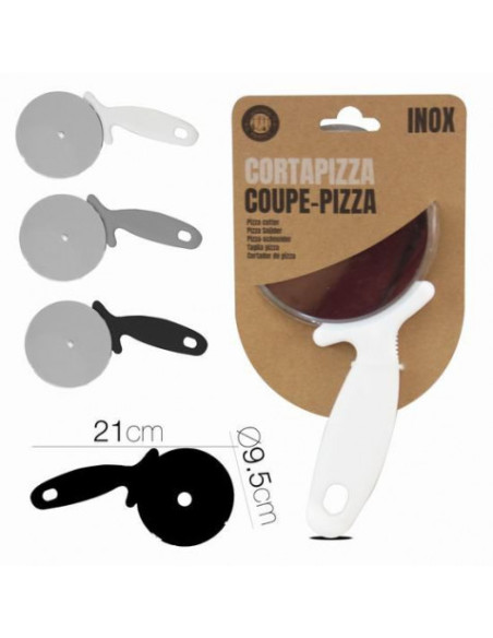 CORTAPIZZA 9.5CM COLORES SURTIDOS