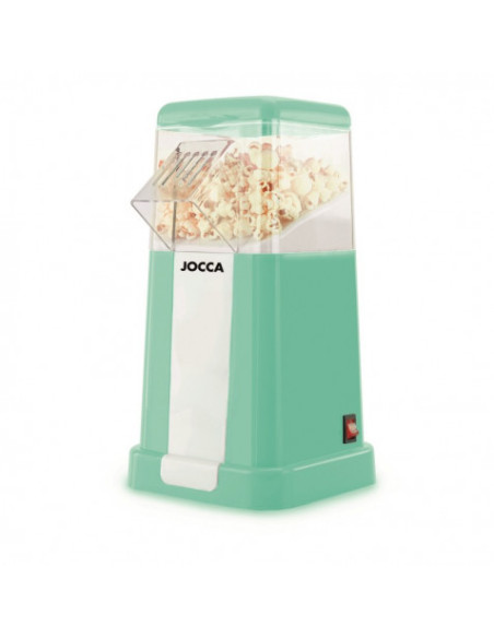 PALOMITERO VINTAGE TURQUESA 1200W EN SOLO 3 MIN SIN ACEITE | INCLUYE VASO