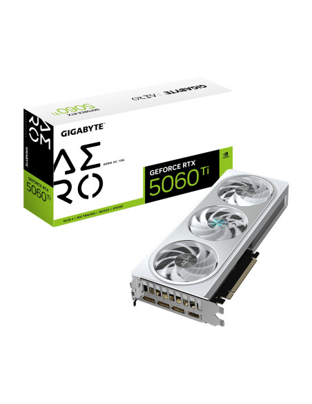 GIGABYTE GeForce RTX 5060 Ti AERO OC 16G Tarjeta Gráfica – 16 GB