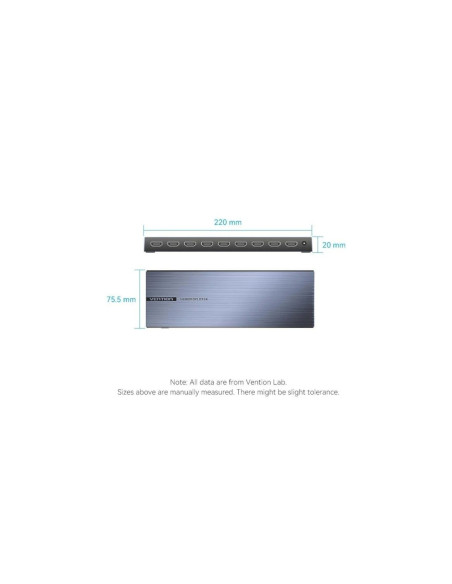 Splitter HDMI 8 en 1 Vention AKQB0-EU/ 8xHDMI