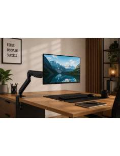 Ewent EW1492 soporte para monitor 86,4 cm (34") Escritorio Negro 2