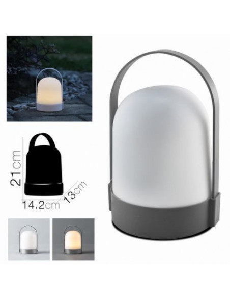 LAMPARA LED CAMPING PORTATIL 14X13X21CM