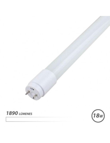 TUBO LED CRISTAL 18W 120CM LUZ BLANCA ELBAT