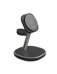 Cargador inalámbrico 3en1 de 15W compatible con MagSafe