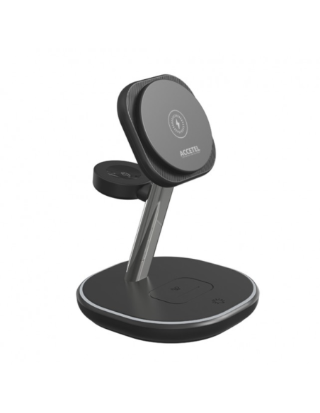 Cargador inalámbrico 3en1 de 15W compatible con MagSafe