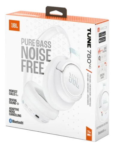 JBL AURICULAR BLUETOOTH TUNE 780NC BLANCO