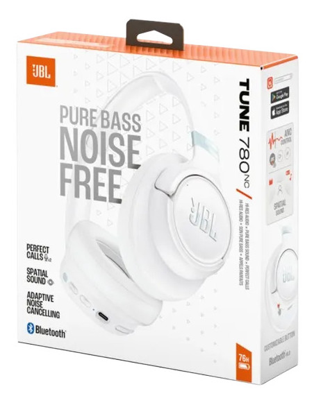JBL AURICULAR BLUETOOTH TUNE 780NC BLANCO