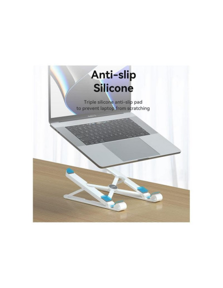 SOPORTE VENTION SOBREMESA PARA NOTEBOOK/TABLET HASTA 17.3 REG.ALTURA WHITE