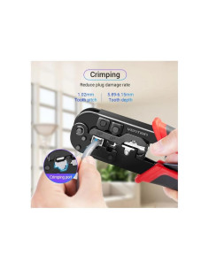CRIMPADORA VENTION METALICA RJ45 BLACK/RED 2