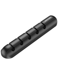 ORGANIZADOR DE CABLES VENTION 5 PUERTOS BLACK