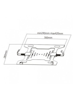 SOPORTE VESA PARA PORTATIL HASTA 15.6\" CROMAD 2