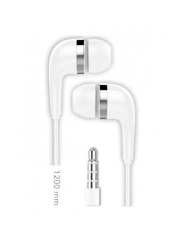 AURICULARES INTRAUDITIVOS CON MICROFONO 3.5 BLANCOS TECH ONE