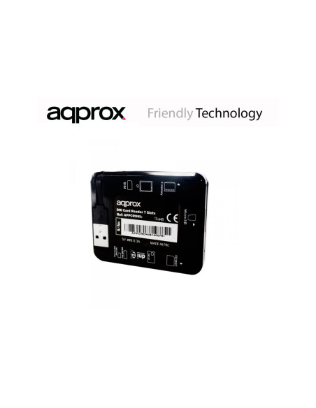 APPROX APPCRDNIB MULTILECTOR DNI-E EXTERNO USB 2.0 NEGRO