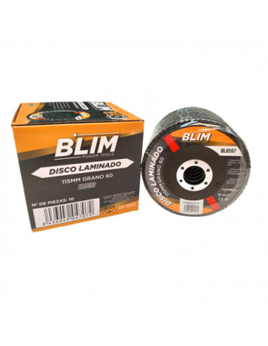 DISCO LAMINADO 115MM GRANO 60 BLIM