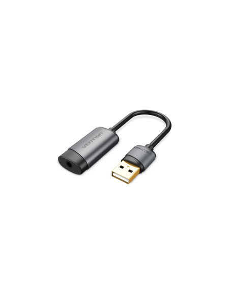 Vention Tarjeta de Sonido CDJHB/ USB Macho - Jack 3.5 Hembra