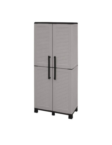 ARMARIO ALTO ESTANTES AJUSTABLES Y PATAS REGULABLES 680X370X1690MM ARTPLAST