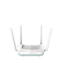 D-Link EAGLE PRO AI AX1500 Smart Router router inalámbrico Gigabit Ethernet Doble banda (2,4 GHz / 5 GHz) Blanco