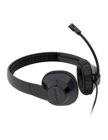 AURICULARES + MICROFONO CREATIVE CHAT MAX HS-720 USB BLACK