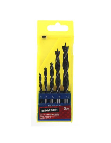 JUEGO 5 PCS BROCAS PARA MADERA MADER