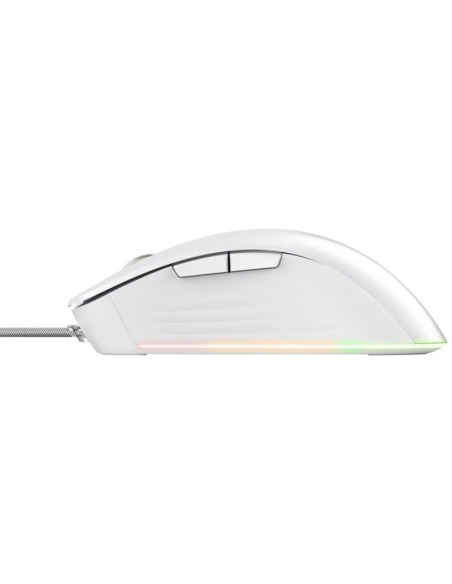 RATON TRUST GAMING GXT 924 YBAR RGB USB 25K DPI WHTE