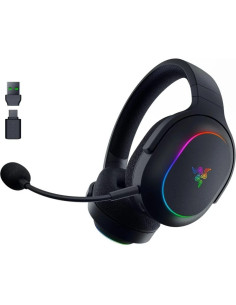 AURICULARES + MICROFONO RAZER BARRACUDA X CHROMA GAMING HEADSET 7.1 WIRELESS BLUETOOTH 5.3 RGB BLACK