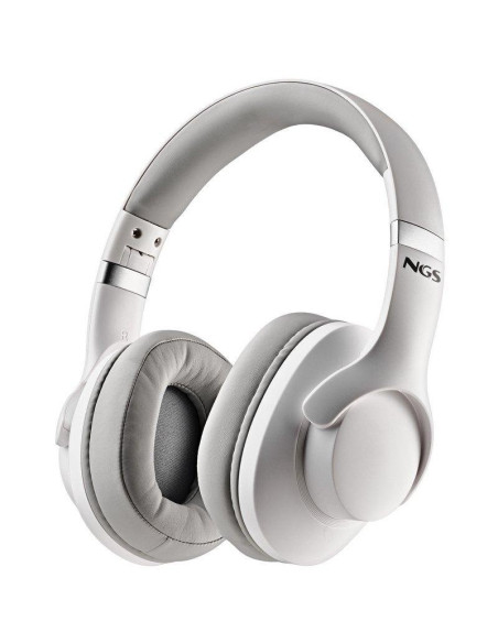 AURICULARES NGS ARTICA STORM WIRELESS BLUETOOTH MICROFONO DIADEMA WHITE