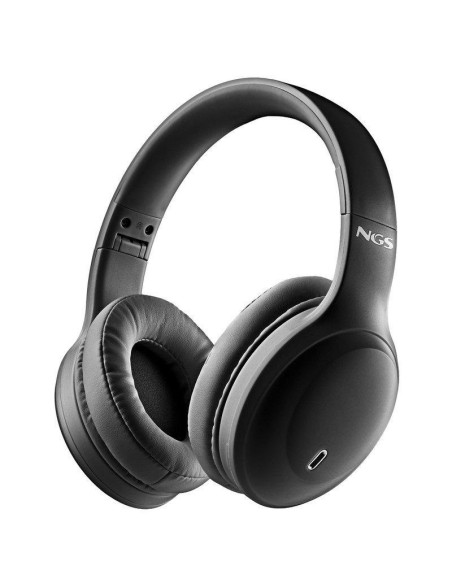 AURICULARES NGS ARTICA GLACIER WIRELESS BLUETOOTH MICROFONO DIADEMA BLACK