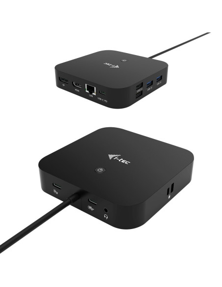 DOCKING I-TEC USB-C - 5XUSB/HDMI/RJ45/DP/JACK/USB-C BLACK