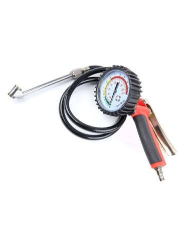PISTOLA DE INFLADO CON MANOMETRO 1/4\" MADER
