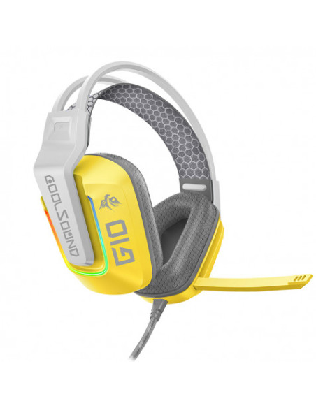 AURICULAR GAMING G10 | XBOX | PS5 | PS4 | SWITCH | PC | AMARILLO COOLSOUND