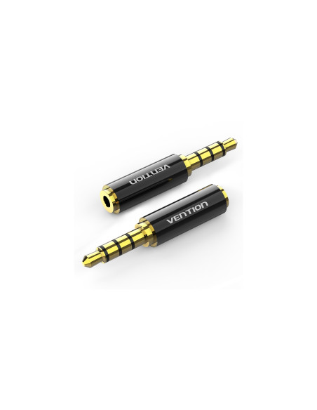 Vention Adaptador Jack BFBB0/ Jack 3.5 Macho - Jack 2.5 Hembra/ Negro