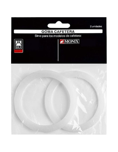 PACK 2 JUNTAS CAFETERAS MONIX-BRA 9 TAZAS
