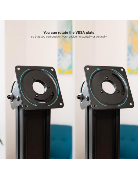 SOPORTE DE MESA TABLET TOOQ TQATC2601-B PARA MARCO ANTIRROBO