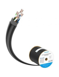 CABLE DE RED BOBINA CAT.6 UTP 305M VENTION BLACK