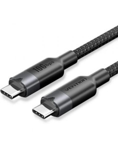 CABLE USB-C 3.2 VENTION TIPO USB-C/M - USB-C/M 5A 2M 100W 10GBPS BLACK