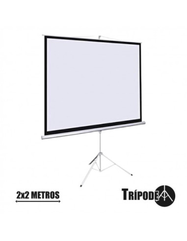 PANTALLA PROYECCION TRIPODE 2 X 2MTR CROMAD