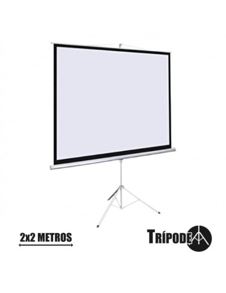 PANTALLA PROYECCION TRIPODE 2 X 2MTR CROMAD