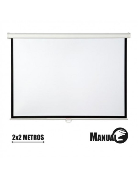 PANTALLA PROYECCION MANUAL 2 X 2MTR CROMAD