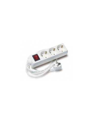 BASE MULTIPLE 3 TOMAS CON INTERRUPTOR ELBAT