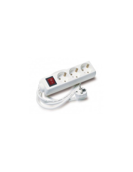 BASE MULTIPLE 3 TOMAS CON INTERRUPTOR ELBAT