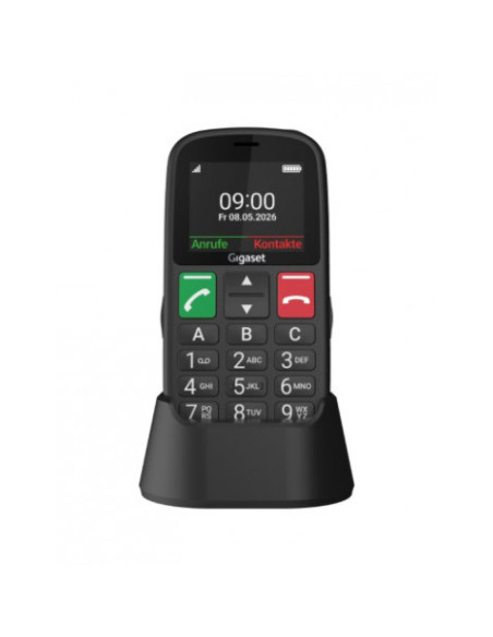 TELEFONO MOVIL PERSONAS MAYORES GL390 4G NEGRO GIGASET