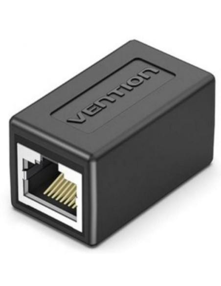 ADAPTADOR VENTION RJ45 CAT.6 FTP HEMBRA - HEMBRA BLACK ( PACK 5UD )