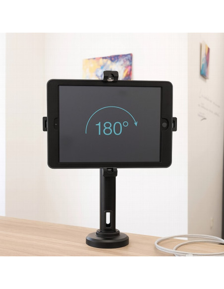 SOPORTE SOBREMESA TOOQ ANTIRROBO AJUSTABLE PARA TABLET 7.9-10.5 BLACK