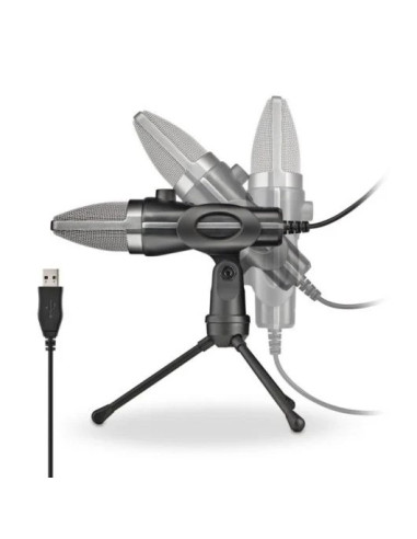 MICROFONO NGS MS120USB USB TRIPODE BLACK