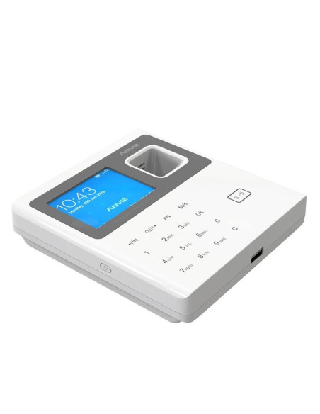 TERMINAL CONTROL DE PRESENCIA ANVIZ W1-PRO LECTOR HUELLA RFID PIN USB WHITE