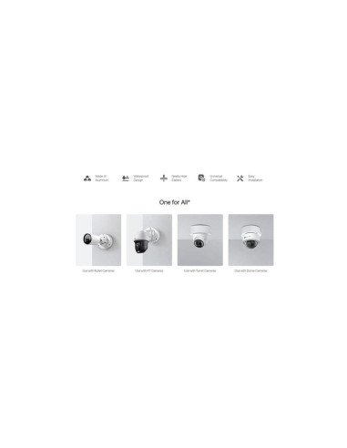 CAJA DE CONEXIONES VIGI PARA CAMARA IP TECHO/PARED