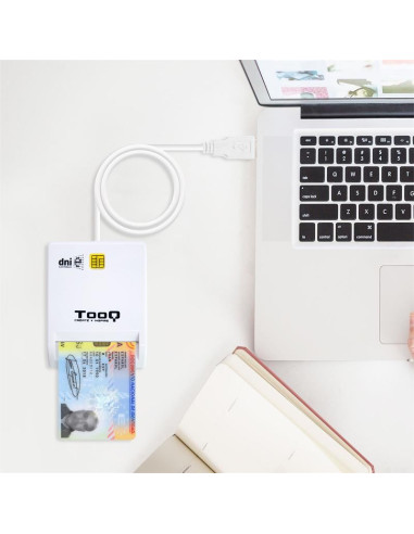 LECTOR DE TARJETAS DNIE TOOQ TQR-210 DNI USB WHITE
