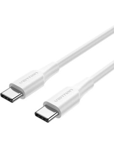 CABLE USB 3A TIPO USB-C/M-C/M WHITE 480MBPS 1M VENTION
